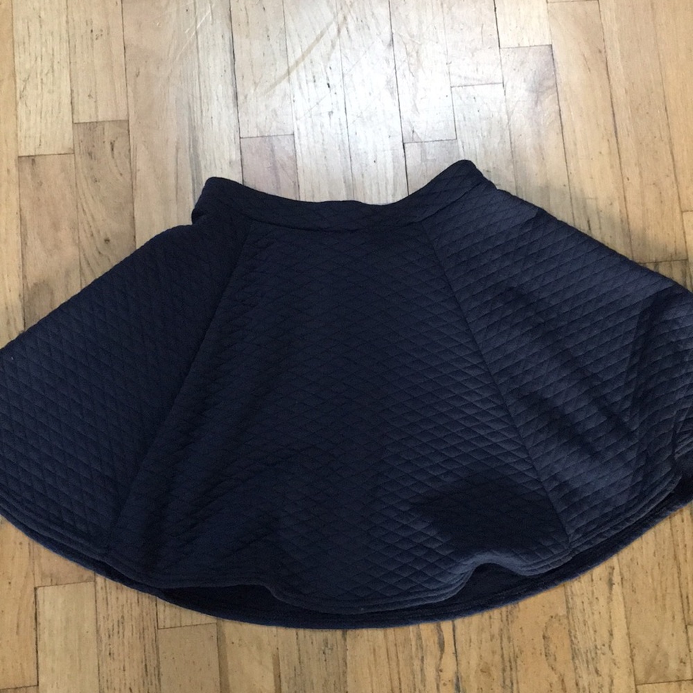 Navy Skater Skirt